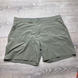 Puma Shorts Golf Mens 42 Olive Green‎ Polyester Performance Stretch Athletic